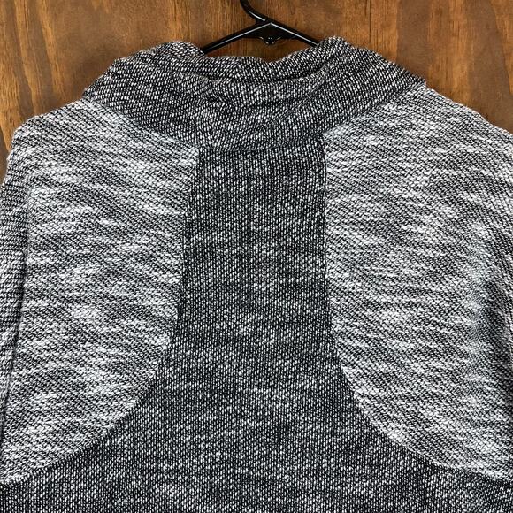Calvin Klein Womens Sweater Gray Faux Wrap Cowl Neck Performance Athletic XS - Picture 12 of 13